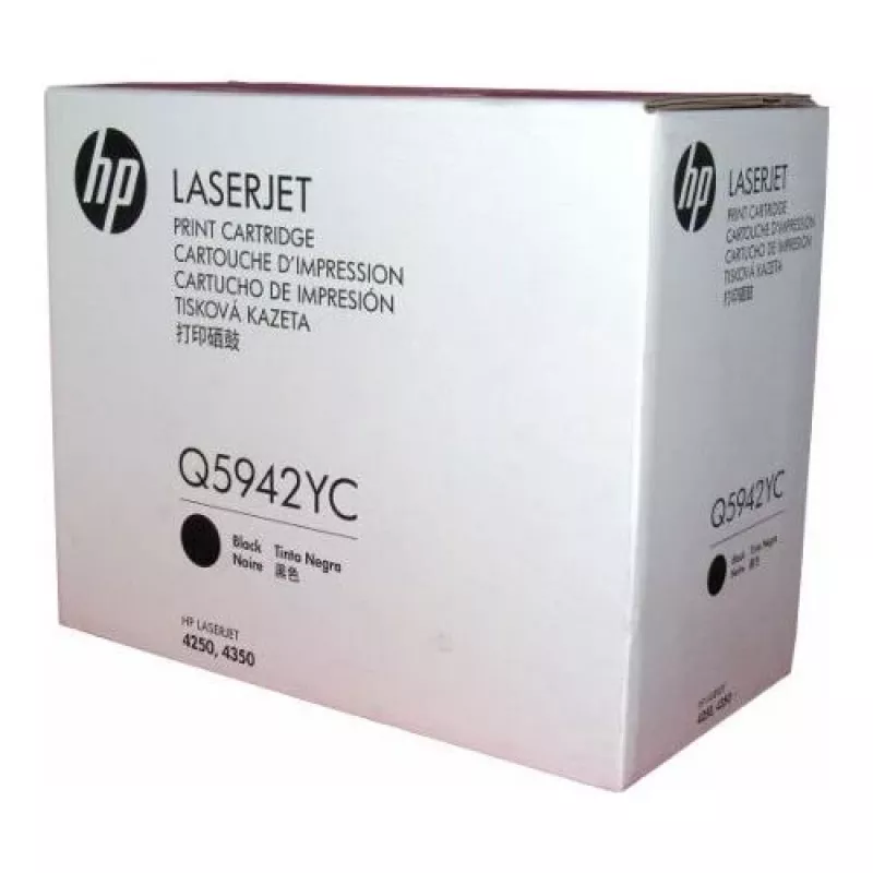 HP Q5942YC Contract tonera kasetne - melna, augstas ietilpības (10 000 lapas) priekš LaserJet 4250/4350