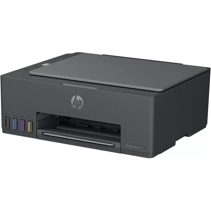 HP Smart Tank 581 All-in-One krāsu tintes printeris – drukāšana, skenēšana, kopēšana, A4, 12 lpp/min, USB, Wi-Fi, Bluetooth