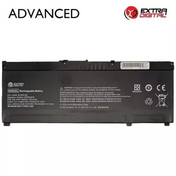 HP SR03XL rezerves klēpjdatora akumulators 4380mAh 11.55V Li-ion 3 šūnu Pavilion Gaming 15-cx/dk un Omen 15-dc - melns