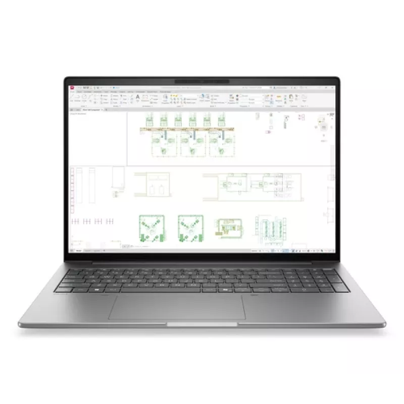 HP ZBook 8 G2i mobilā darbstacija - Intel Core Ultra 9 388H - 64GB RAM - 1TB SSD - 16 collu WQXGA - Windows 11 Pro - sudraba