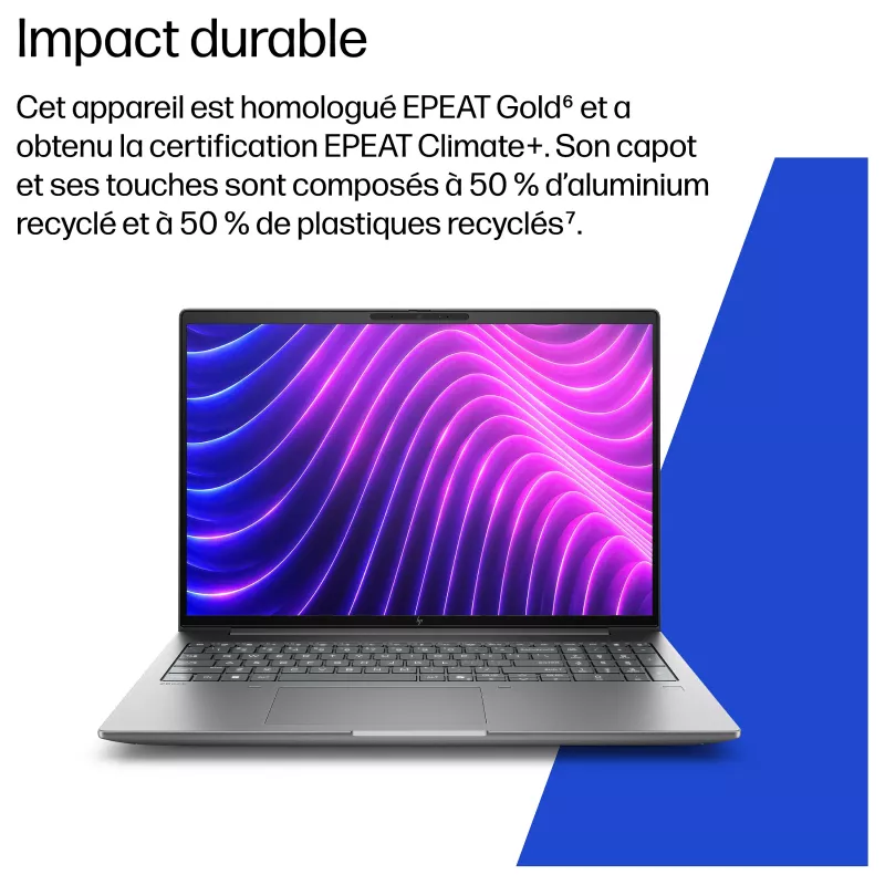 HP ZBook 8 G2i mobilā darbstacija - Intel Core Ultra 9 388H - 64GB RAM - 1TB SSD - 16 collu WQXGA - Windows 11 Pro - sudraba