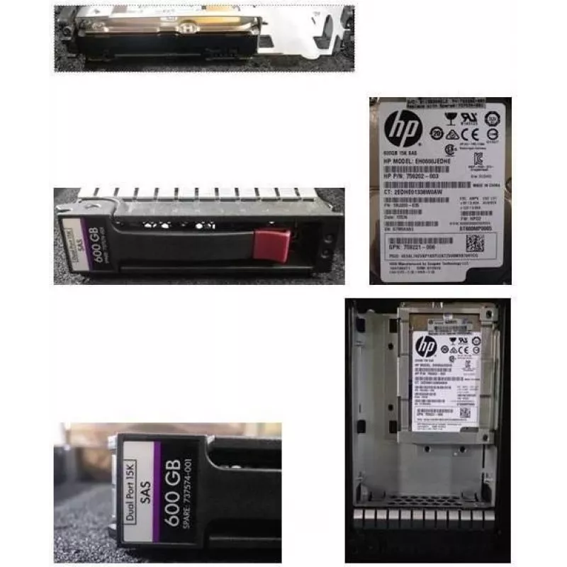 HPE 600GB 3,5 inch 15K SAS 12Gb/s uzņēmuma cietais disks (737574-001)