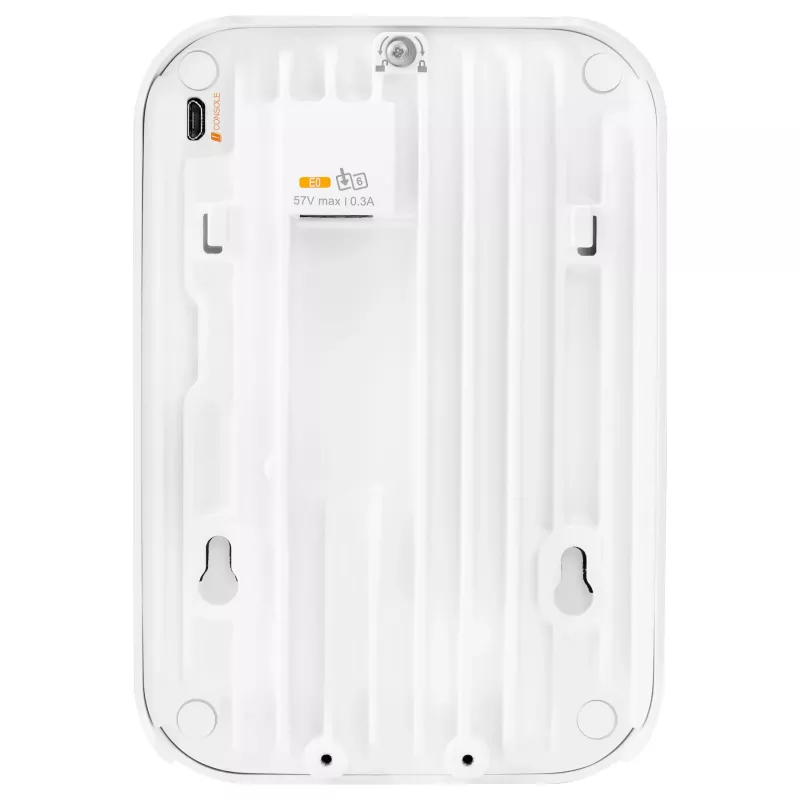 HPE Aruba Networking AP-605H RW 2-Radio 3-Band 2x2 Wi-Fi 6E 1+4 ETH PSE USB Hospitality piekļuves punkts