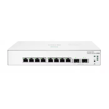 HPE Aruba Networking JL680A tīkla slēdzis, pārvaldīts, Gigabit Ethernet (10/100/1000), 1U, balts