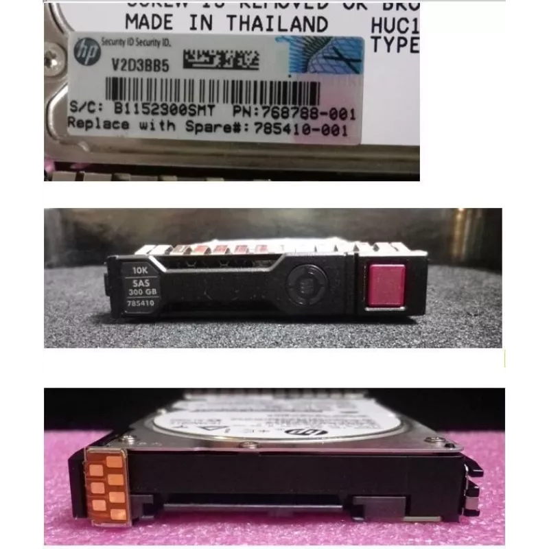 HPE Enterprise 300GB SAS 12G 10K 2,5 inch SFF Hot-Swap HDD ar SmartDrive Carrier 785410-001