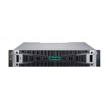 HPE Modular Smart Array 2070 16Gb Fibre Channel SFF Storage - 7. paaudze - Hybrid Flash Array - 0 TB - 24 SFF nodalījumi - 2U montējams statīvā