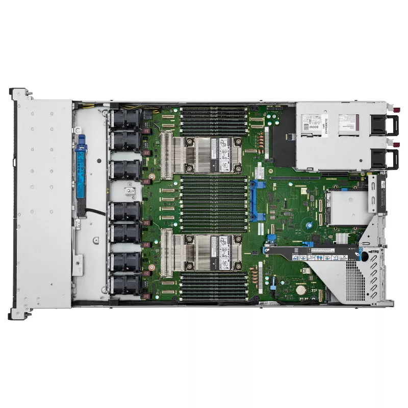 HPE ProLiant DL360 Gen12 Serveris, 6505P 2.2GHz 12-Core, 2x32GB RAM, 8SFF Hot Plug, MR408i-o, 2x1000W