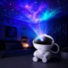 HQ Sitting Astronaut Star Sky & Nebula Projector with 360° Rotating Head and Remote Control White