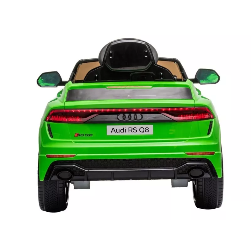 HUAWEI Audi RS Q8 ar akumulatoru darbināma automašīna ar LED gaismām, MP3 un tālvadības pulti, zaļa