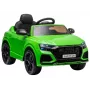 HUAWEI Audi RS Q8 ar akumulatoru darbināma automašīna ar LED gaismām, MP3 un tālvadības pulti, zaļa