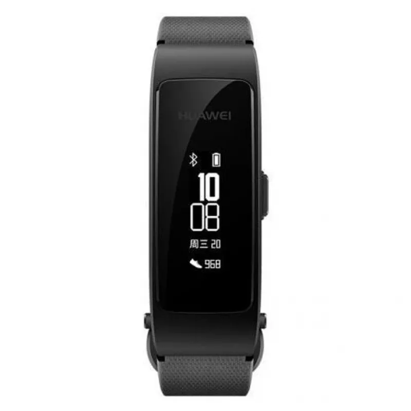 Huawei Talk Band B3 Lite viedā fitnesa josla ar Bluetooth austiņām, melna