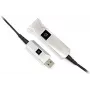Huddly USB 3.0 aktīvais optiskais kabelis, Type-A male uz Type-A female, 10 m, melns 7090043790450