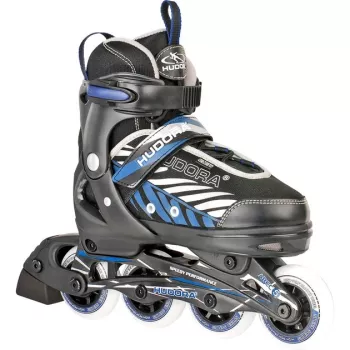HUDORA Leon regulējamas bērnu inline slidas melnas/zilas 33-36 izmērs