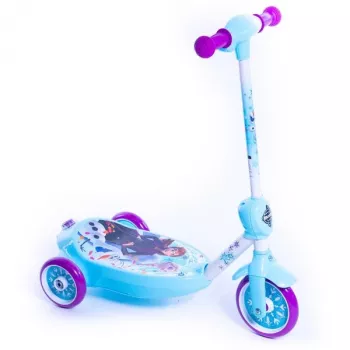 Huffy Frozen Bubble 2-Wheel Kick Scooter with Bubble Maker for Kids