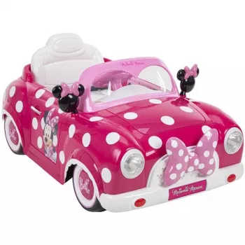 Huffy Minnie 6V elektriskā braucamā mašīna, rozā