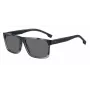 HUGO BOSS BLACK Saulesbrilles BOSS1760GS38I Vīriešu Kvadrātveida Rāmis Tumši Pelēka Lēca 59mm