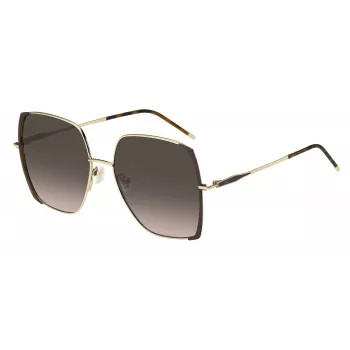 HUGO BOSS BLACK Sieviešu saulesbrilles BOSS1707S01Q - Pelēkas lēcas, melns rāmis, 58 mm
