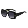 HUGO BOSS BLACK Sieviešu saulesbrilles BOSS1730S807 - Taisnstūra acetāta rāmis, pelēkas lēcas, 54mm