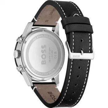 HUGO BOSS Vīriešu 1513920 Hronogrāfs Nerūsējošā tērauda pulkstenis 44mm
