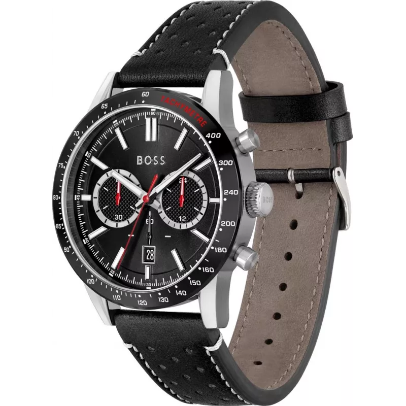 HUGO BOSS Vīriešu 1513920 Hronogrāfs Nerūsējošā tērauda pulkstenis 44mm
