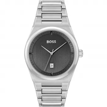 HUGO BOSS Vīriešu pulkstenis 1513992 42mm Zils ciparnīca Nerūsējošais tērauds Hronogrāfs