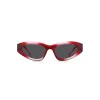 HUGO Unisex Saulesbrilles HG-1282-S-C48 Taisnstūra Pilna Rāmja Rāmis 52/23/145 mm Melns/Pelēks UV400