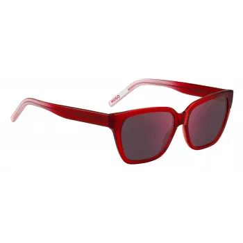 HUGO Sieviešu saulesbrilles HG1264S92YF6A Havana Acetāts 56mm