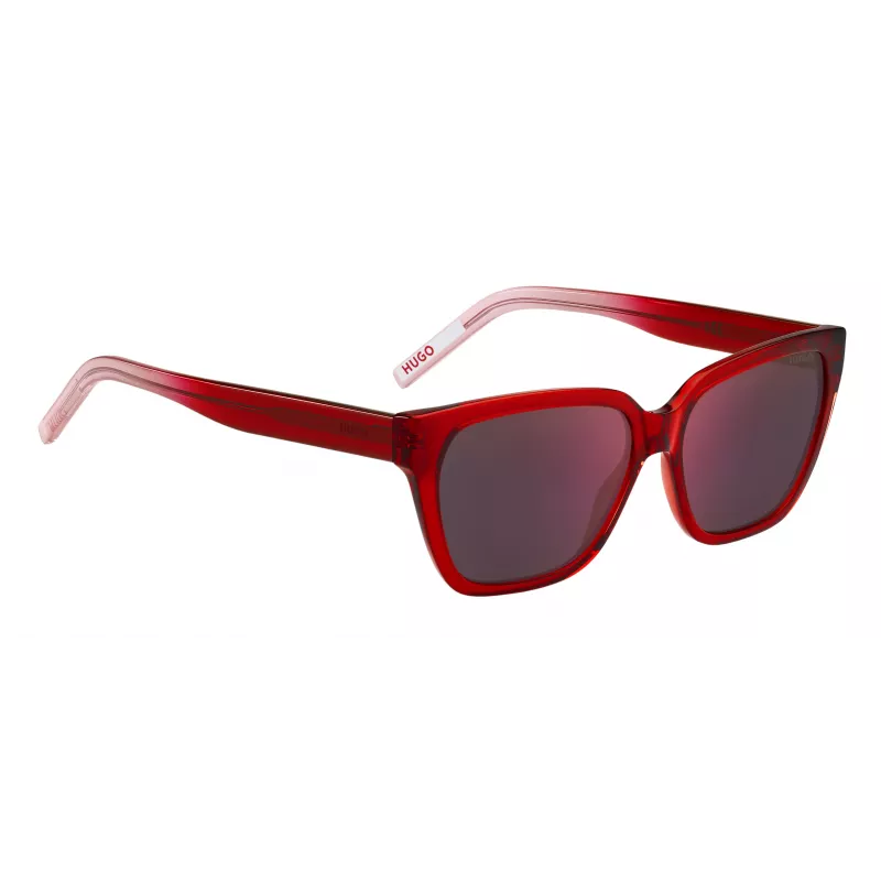 HUGO Sieviešu saulesbrilles HG1264S92YF6A Havana Acetāts 56mm