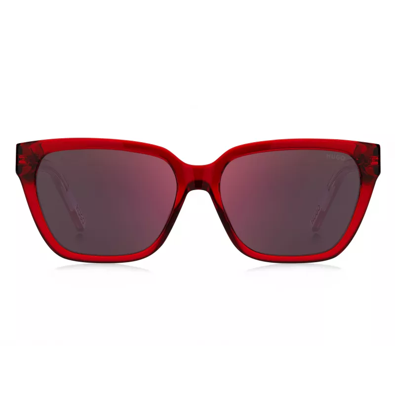HUGO Sieviešu saulesbrilles HG1264S92YF6A Havana Acetāts 56mm