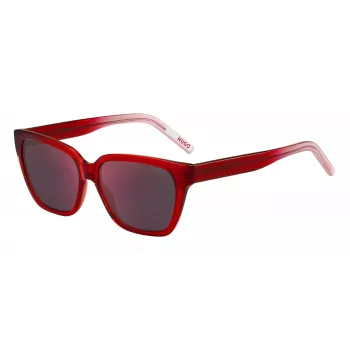 HUGO Sieviešu saulesbrilles HG1264S92YF6A Havana Acetāts 56mm