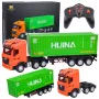 HUINA 1:18 RC Remote Control Truck ar konteineru, gaismām un skaņām