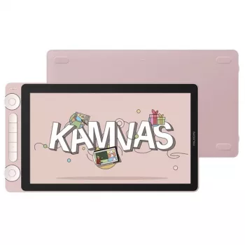 Huion Kamvas 13 Pink 13.3 collu Full HD IPS zīmēšanas monitors ar bezvadu irbuli PW517