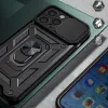 Hurtel Hybrid Armor Camshield Maciņš Huawei nova Y90 Bruņots Maciņš ar Kameras Vāciņu Melns