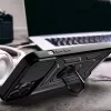 Hurtel Hybrid Armor Camshield Maciņš Huawei nova Y90 Bruņots Maciņš ar Kameras Vāciņu Melns