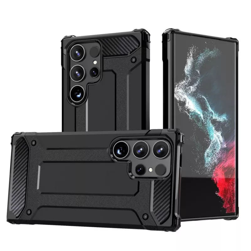 Hurtel Hybrid Armor Case Apple iPhone 15 Pro - Melns