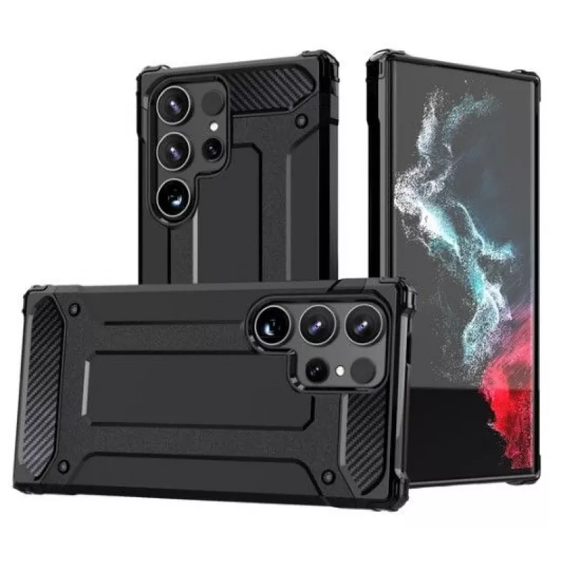 Hurtel Hybrid Armor Case Apple iPhone 15 Pro - Melns