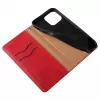 Hurtel Magnet Strap Case iPhone 13 Pro Max - Maks maciņš ar noņemamu siksniņu un piekariņu - Sarkans