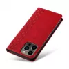 Hurtel Magnet Strap Case iPhone 13 Pro Max - Maks maciņš ar noņemamu siksniņu un piekariņu - Sarkans