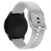 Hurtel Silikona siksniņa TYS Band Samsung Galaxy Watch 40 / 41 / 42 / 43 / 44 mm - Pelēka