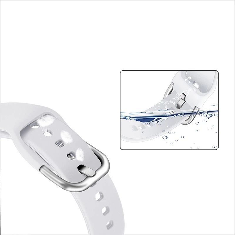 Hurtel Silikona siksniņa TYS Band Samsung Galaxy Watch 40 / 41 / 42 / 43 / 44 mm - Pelēka
