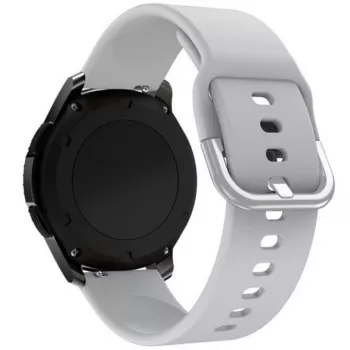 Hurtel Silikona siksniņa TYS Band Samsung Galaxy Watch 40 / 41 / 42 / 43 / 44 mm - Pelēka