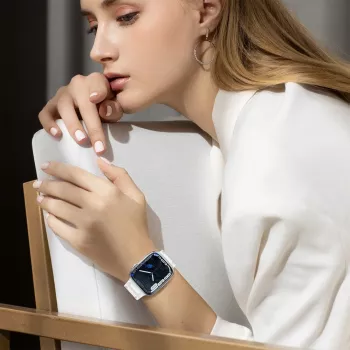 Hurtel Strap Triple Protection Apple Watch 42/44/45/49 mm siksniņa - caurspīdīga