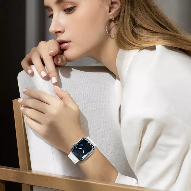 Hurtel Strap Triple Protection Apple Watch 42/44/45/49 mm siksniņa - caurspīdīga