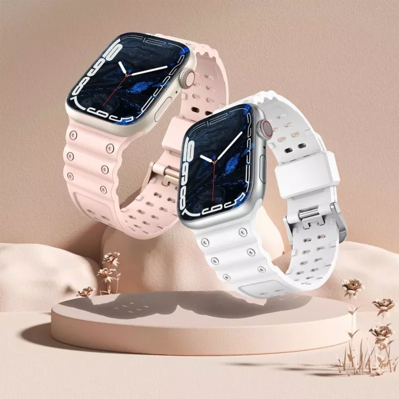 Hurtel Strap Triple Protection Apple Watch 42/44/45/49 mm siksniņa - caurspīdīga