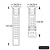 Hurtel Strap Triple Protection Apple Watch 42/44/45/49 mm siksniņa - caurspīdīga