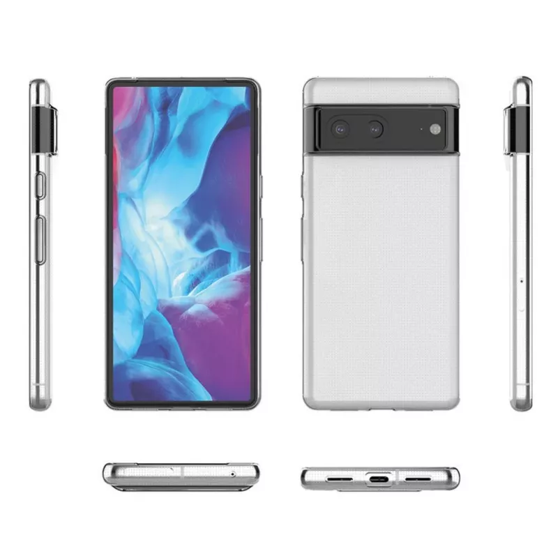 Hurtel Ultra Clear 0.5mm Case for Google Pixel 7a Slim Cover Transparent
