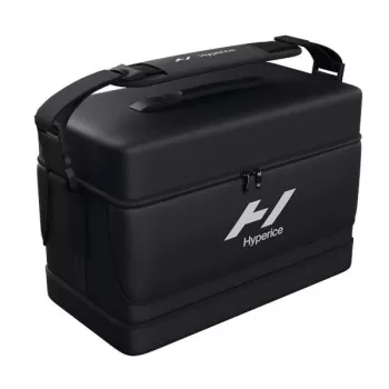 Hyperice 3 Carry Case Hypervolt Go 2, melns – pusciets EVA putuplasta aizsargājošs ceļojumu futrālis