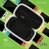 Hyperkin M07541-MTCN cietais maciņš, zaļš, daudzkrāsains, PEVA, Nintendo Switch Lite, triecienizturīgs, ūdensizturīgs, pārnēsāšanas soma