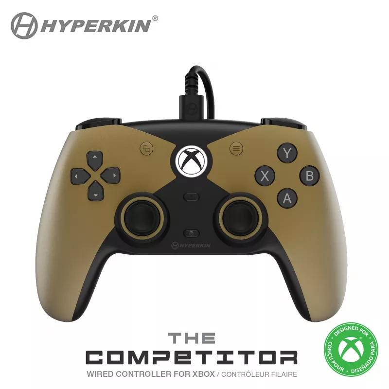 Hyperkin The Competitor vadu kontrolieris Nintendo 64 - zelts