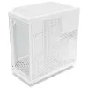 HYTE Y70 Touch vidējā torņa korpuss, balts, 14,1 inch LCD skārienekrāns, rūdīts stikls, E-ATX/ATX/mATX/Mini-ITX
